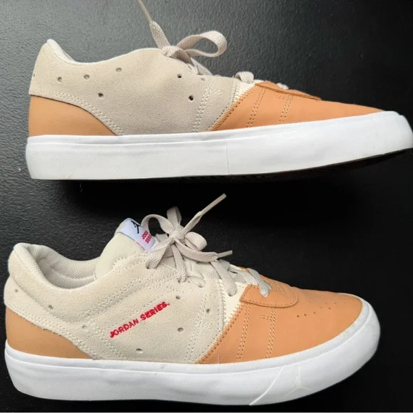 Jordan Kids' Sneakers in Tan and White